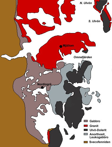 geologischer Überblick, Nordingrå 