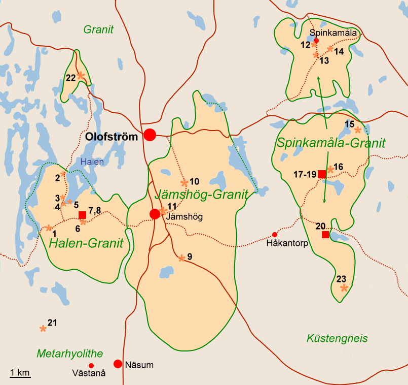 Kartenausschnitt Olofström